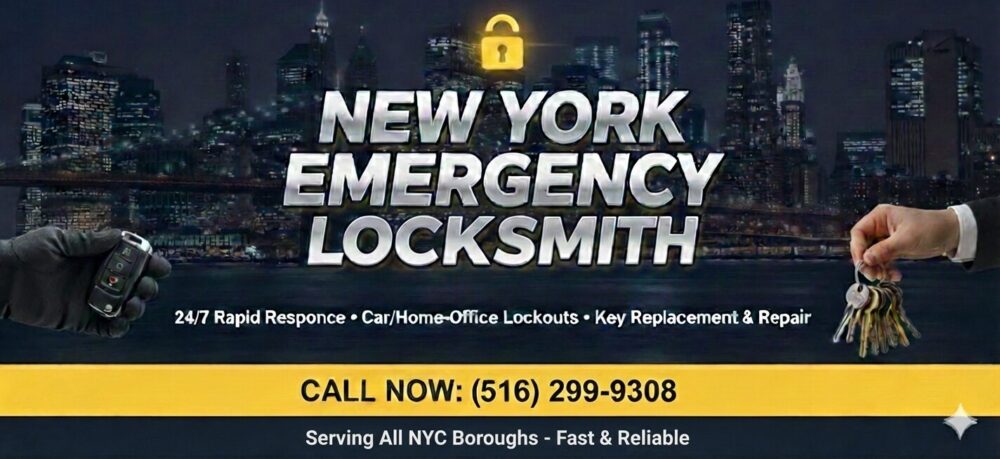 New York Emergency Locksmith | 24/7 Mobile Service | Call (516) 299-9308
